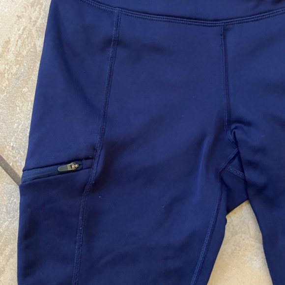 Patagonia Navy Polartec Fleece Leggings – Women’s XS - Picture 5 of 13
